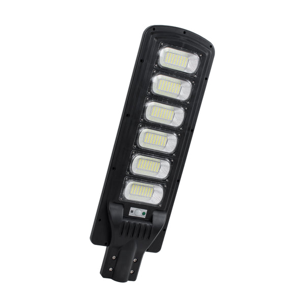 STREETA 85346 Professionelle LED-Solar-Straßenleuchte, Solar-Straßenleuchte, 180 W, 1800 lm, 288 x LED SMD 5730, 20 W – Lichtsensor und PIR-Bewegungssensor – wasserdicht – 2 Jahre Garantie