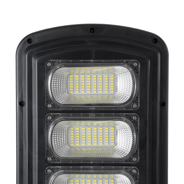 STREETA 85346 Professionelle LED-Solar-Straßenleuchte, Solar-Straßenleuchte, 180 W, 1800 lm, 288 x LED SMD 5730, 20 W – Lichtsensor und PIR-Bewegungssensor – wasserdicht – 2 Jahre Garantie