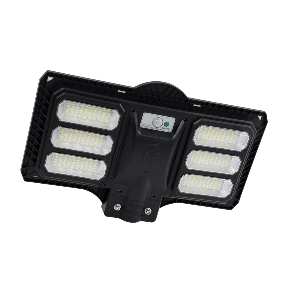 GloboStar® STREETO 85347 Professional LED Solar Street Light Αυτόνομο Ηλιακό Φωτιστικό Δρόμου 150W 1000lm 300 x LED SMD 5730 με Ενσωματωμένο Φωτοβολταϊκό Panel 6V 12W & Επαναφορτιζόμενη Μπαταρία Li-ion 3.2V 10000mAh με Αισθητήρα Ημέρας-Νύχτας & PIR Αισ...