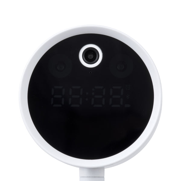 86006 Rechargeable Table Camera WiFi HD 1080P 160° 1500mAh Two Way Audio Motion Detection & Digital Clock - Επαναφορτιζόμενη Επιτραπέζια Κάμερα WiFi HD 1080P 160° 1500mAh Διπλή Κατέυθυνση Ομιλίας Ανιχνευτή Κίνησης & Ψηφιακό Ρολόι - Λευκό