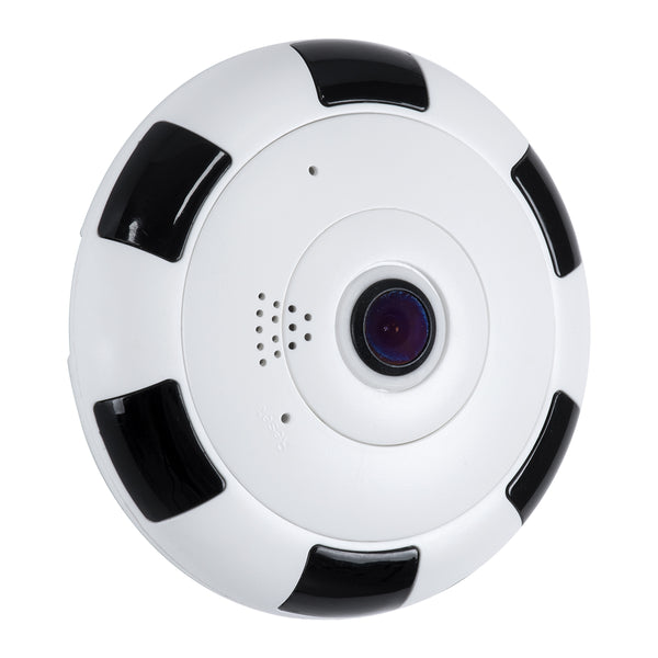 86027 Επιτοίχια IP Camera 1080P WiFi 360° Μοιρών - Νυχτερινή Όραση με LED IR - Διπλή Κατέυθυνση Ομιλίας - Ανιχνευτή Κίνησης - Νυχτερινή Λήψη - Λευκό Μαύρο