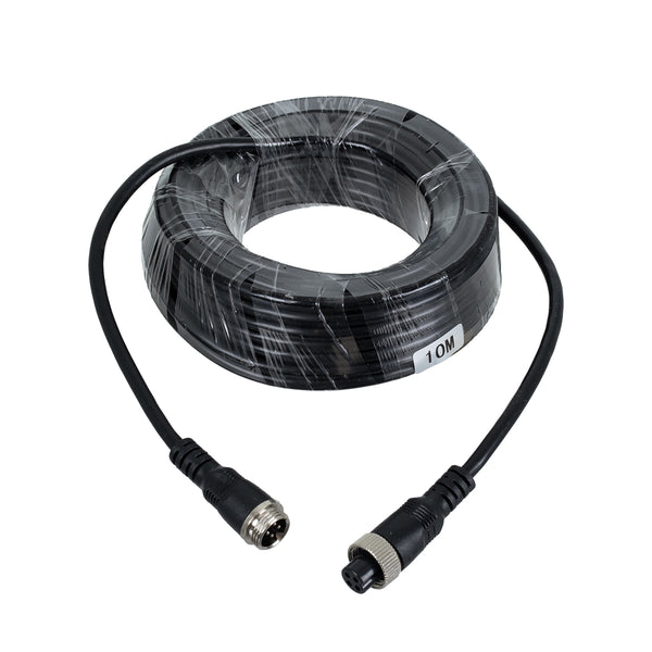 86033 Cameră color 720p CMOS HD Vizualizare din spate DC 12-24V 170 ° cu 7 "DC 12-24V Captură de noapte cu linii de parcare de manevrabilitate și kit de parcare cu 4 senzori IP65