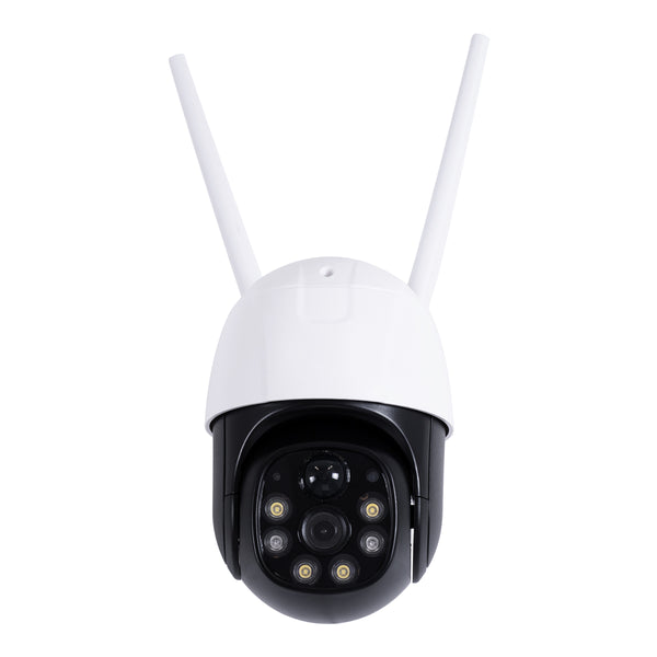 86055 Αυτόνομη Ηλιακή IP Camera 1080P 2MP WiFi 350° Μοιρών - 3200mAh - Φωτοβολταϊκό Πάνελ - Νυχτερινή Όραση με LED IR - Ανιχνευτή Κίνησης - Νυχτερινή Λήψη - Αδιάβροχη IP66 - Λευκό