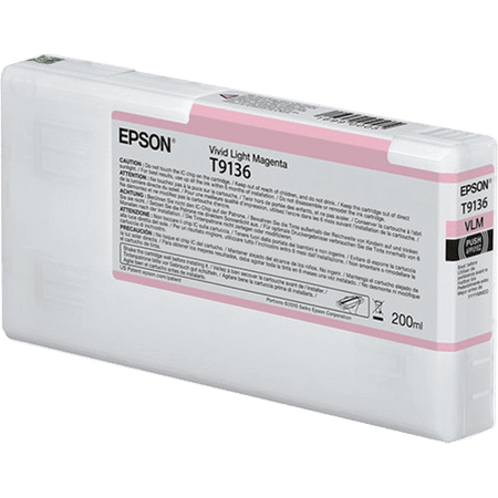 Μελάνι Epson T9136 Ζωηρό Ανοιχτό (Vivid Light) Ματζέντα