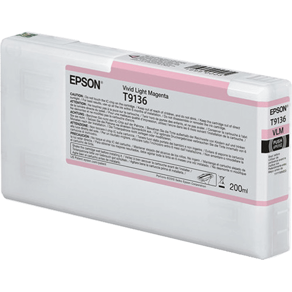 Μελάνι Epson T9136 Ζωηρό Ανοιχτό (Vivid Light) Ματζέντα