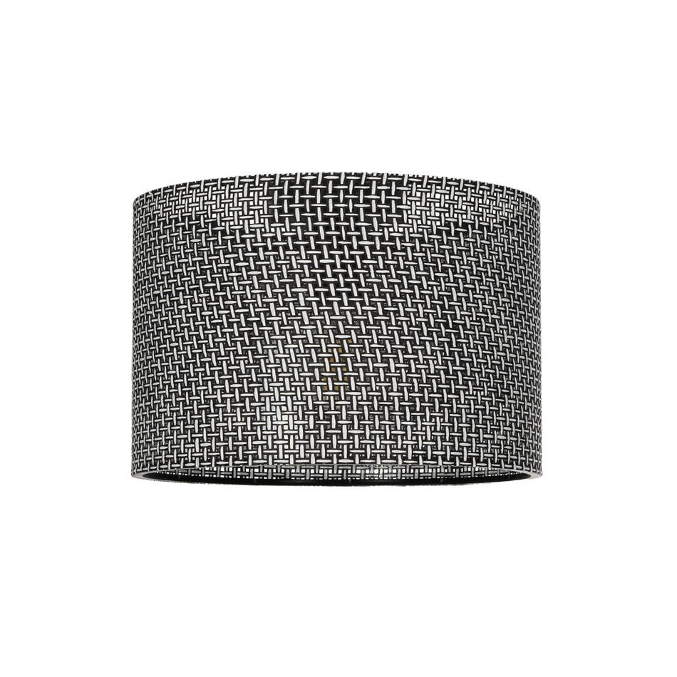 GLOBOSTAR® CILIO 203-0152 Μοντέρνο Φωτιστικό Οροφής με Ντουί 1 x E27 AC 220-240V IP20 - Μαύρο - Μ30 x Π30 x Υ22cm