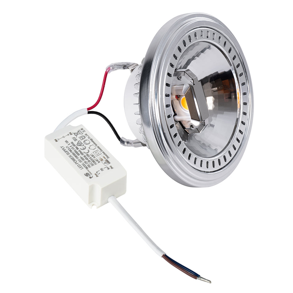 DARKO 60380 Σποτ AR111 LED 14W 1582lm 40°  IP20 Θερμό Λευκό 2700K - Indirect Anti-Glare Reflector - Bridgelux High Lumen COB Gen2 & TÜV SÜD Driver - Μ11.1 x Π11.1 x Υ6.6cm - 3 Χρόνια Εγγύηση