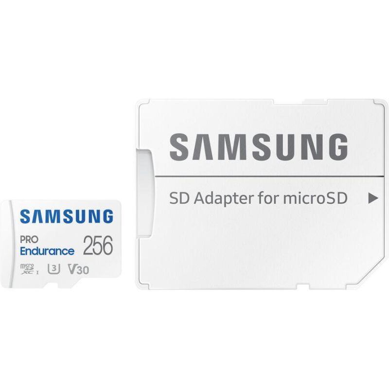 Κάρτα Μνήμης Samsung MicroSDXC PRO Endurance 2022 256GB U3 V30 UHS-I + Adapter