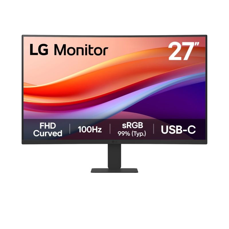 Οθόνη LG 27" 27U421A-B Curved 100Hz USB-C