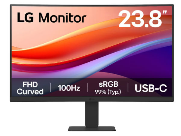 Οθόνη LG 24" 24U421A-B Curved 100Hz USB-C
