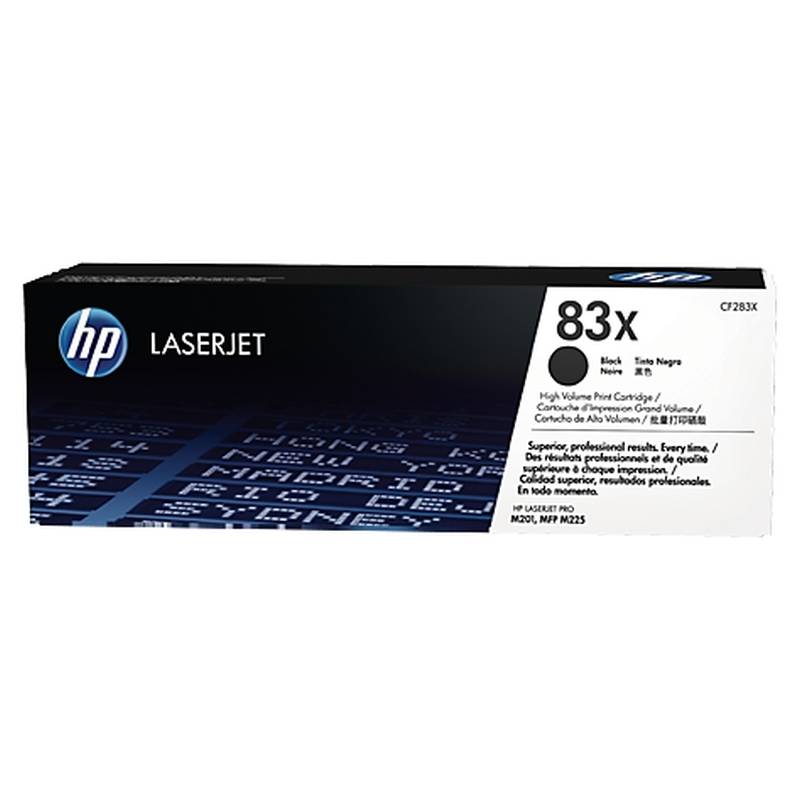 Toner Laser HP 83X LJ M201 Black 2.2K CF283X