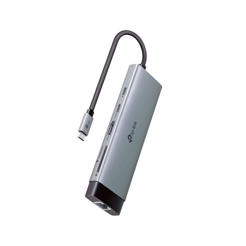 TP-Link USB-C Docking Station UH9120C με HDMI 4K PD Ethernet Γκρι