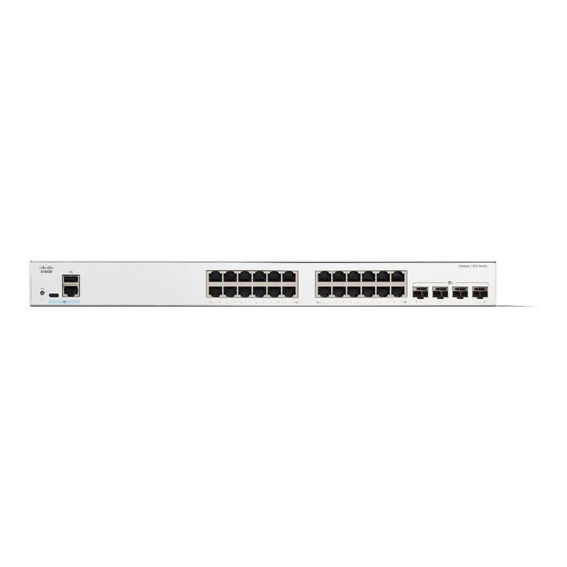 Switch Cisco Catalyst 1300 24-port GE, PoE, 4x1G SFP
