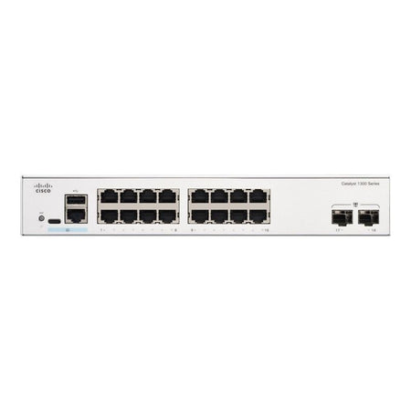 Switch Cisco Catalyst 1300 16-port GE, PoE, 2x1G SFP