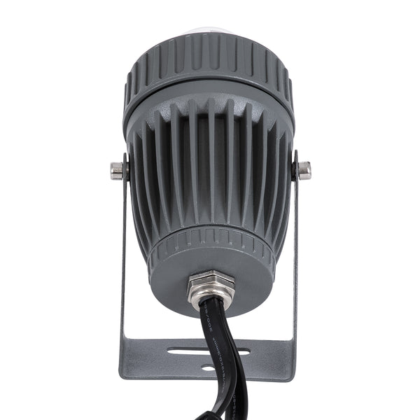 SPOT-FENIA 90137 Σποτ Φωτισμου Wall Washer LED 10W 1000lm 5° DC 24V DMX512 Αδιάβροχο IP65 D7 x H12cm RGB - Γκρι Ανθρακί - 3 Years Warranty