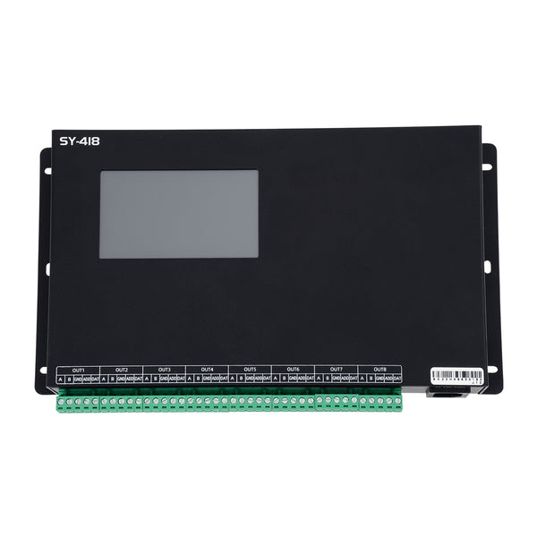 90147 SEEKWAY SY-418 - Professional Master Controller - Full Colour LED Digital SPI Pixel Control System - Controller για Ψηφιακά Προϊόντα LED Digital Pixel TTL & DMX512 - Single Colour & RGB & RGBW - Synchronous & Asynchronous - 3 Χρόνια Εγγύηση