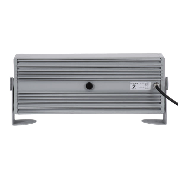 FLOOD-ZENA 90219 Προβολέας Wall Washer για Φωτισμό Κτιρίων LED 60W 5400lm 3° DC 24V Αδιάβροχο IP65 L37 x W9 x H26.5cm Θερμό Λευκό 2700K - Ασημί - 3 Years Warranty