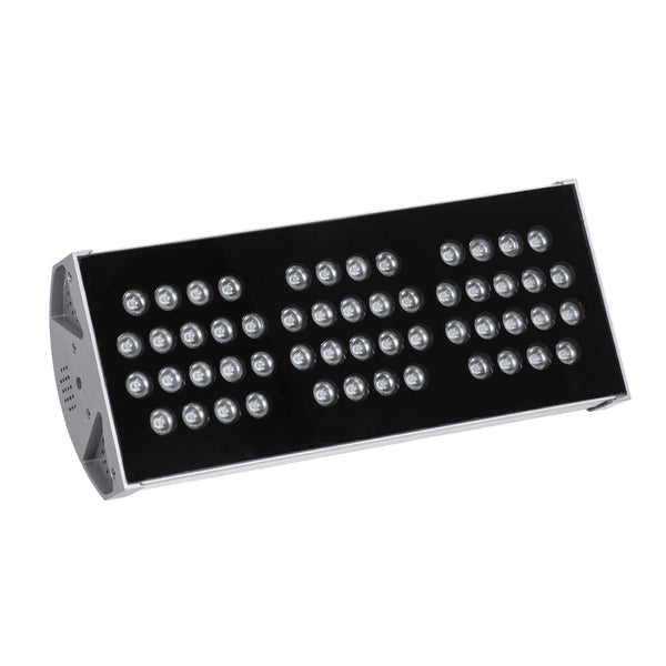 FLOOD-TENA 90224 Wandfluter-Strahler für Gebäudebeleuchtung, LED, 108 W, 9180 lm, 10° DC, 24 V, wasserdicht, IP65, RGBW, DMX512 – 3 Jahre Garantie