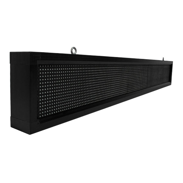 DISPLAY 90261 Κυλιόμενη Ψηφιακή Επιγραφή P10 Μονής Όψης LED  Αδιάβροχο IP54 Κόκκινο - WiFi Control μέσω FK APP - Αισθητήρας Θερμοκρασίας & Υγρασίας - Μ168 x Π9 x Υ24cm - 2 Χρόνια Εγγύηση