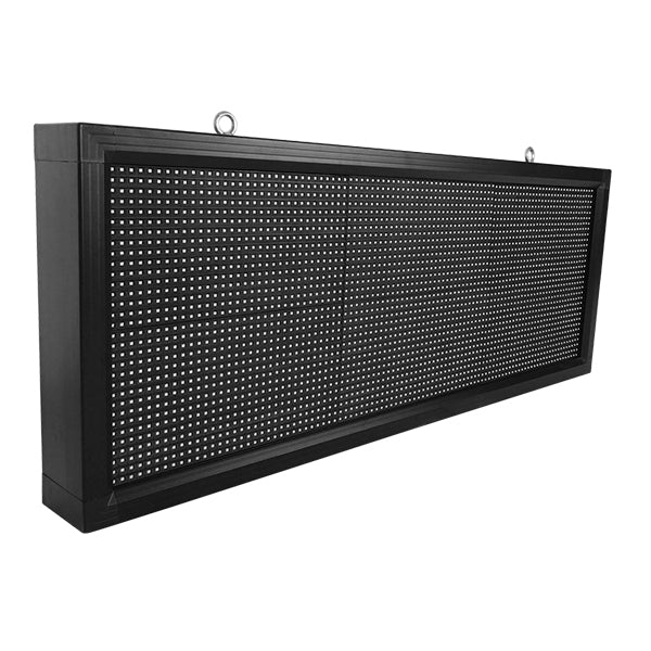 DISPLAY 90272 Κυλιόμενη Ψηφιακή Επιγραφή P10 Μονής Όψης LED  Αδιάβροχο IP54 Πράσινο - WiFi Control μέσω FK APP - Αισθητήρας Θερμοκρασίας & Υγρασίας - Μ104 x Π9 x Υ40cm - 2 Χρόνια Εγγύηση