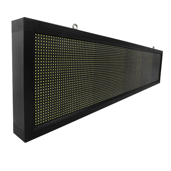 GLOBOSTAR® DISPLAY 90280 Κυλιόμενη Ψηφιακή Επιγραφή 160x32cm P10 Μονής Όψης LED AC 220-240V Αδιάβροχο IP65 Ψυχρό Λευκό 6000K - WiFi Control μέσω FK APP - Αισθητήρας Θερμοκρασίας & Υγρασίας - Μ168 x Π9 x Υ40cm - 2 Χρόνια Εγγύηση