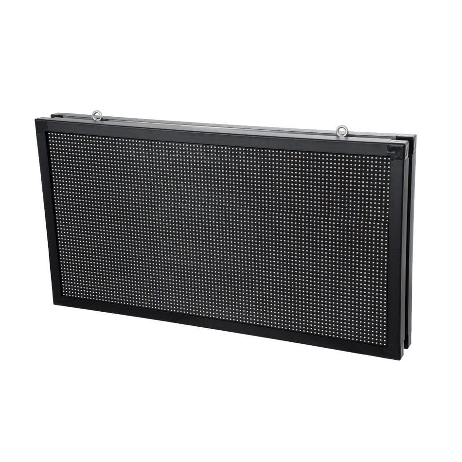 GLOBOSTAR® DISPLAY 90298 Κυλιόμενη Ψηφιακή Επιγραφή 96x48cm P10 Διπλής Όψης LED AC 220-240V Αδιάβροχο IP65 Κόκκινο - WiFi Control μέσω FK APP - Αισθητήρας Θερμοκρασίας & Υγρασίας - Μ102 x Π11 x Υ54.5cm - 2 Χρόνια Εγγύηση
