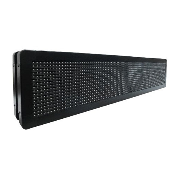 DISPLAY 90300 Κυλιόμενη Ψηφιακή Επιγραφή Διπλής Όψης 96x16cm P10 96x16 Pixel LED 180W  Αδιάβροχο IP65 Ψυχρό Λευκό 6000K - WiFi Control μέσω FK APP - Αισθητήρας Θερμοκρασίας & Υγρασίας - Μ104 x Π12 x Υ20cm - 2 Χρόνια Εγγύηση