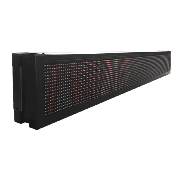DISPLAY 90311 Κυλιόμενη Ψηφιακή Επιγραφή Διπλής Όψης 160x16cm P10 160x16 Pixel LED 250W  Αδιάβροχο IP65 Κόκκινο - WiFi Control μέσω FK APP - Αισθητήρας Θερμοκρασίας & Υγρασίας - Μ168 x Π12 x Υ24cm - 2 Χρόνια Εγγύηση