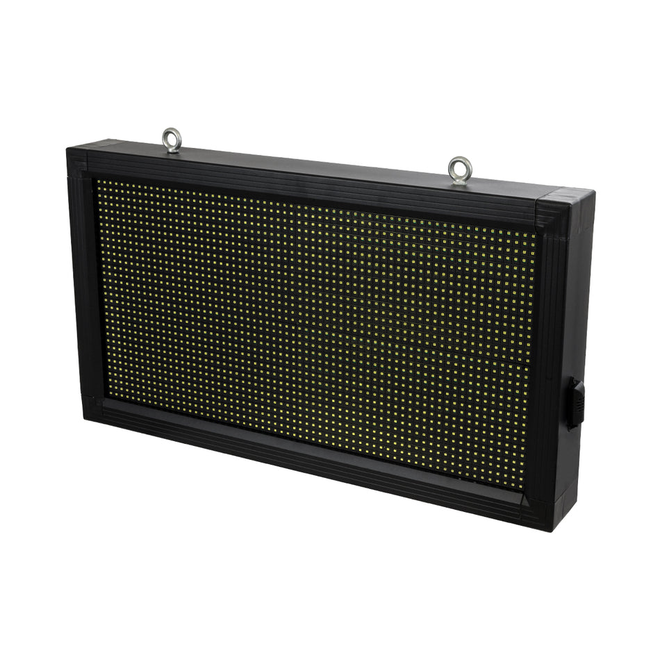 GLOBOSTAR® DISPLAY 90326 Κυλιόμενη Ψηφιακή Επιγραφή 64x32cm P10 Μονής Όψης LED AC 220-240V Αδιάβροχο IP65 Ψυχρό Λευκό 6000K - WiFi Control μέσω FK APP - Αισθητήρας Θερμοκρασίας & Υγρασίας - Μ72 x Π9 x Υ42.5cm - 2 Χρόνια Εγγύηση
