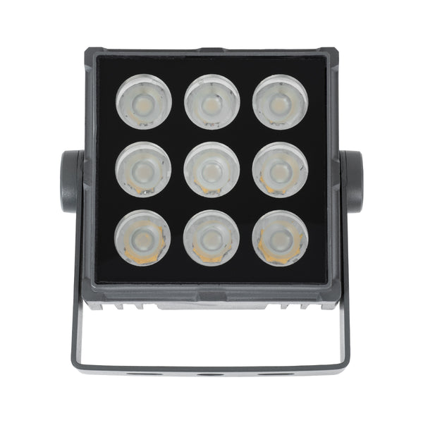 FLOOD-TINY 90368 Προβολέας Wall Washer για Φωτισμό Κτιρίων LED 27W 2430lm 3° DC 24V Αδιάβροχο IP65 Μ13.8 x Π16.4 x Υ7cm Θερμό Λευκό 2700K - Γκρι Ανθρακί - 3 Χρόνια Εγγύηση