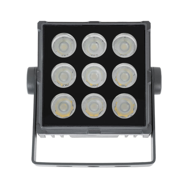 FLOOD-TINY 90369 Προβολέας Wall Washer για Φωτισμό Κτιρίων LED 27W 2565lm 3° DC 24V Αδιάβροχο IP65 L13.8 x W16.4 x H7cm Φυσικό Λευκό 4500K - Γκρι Ανθρακί - 3 Years Warranty