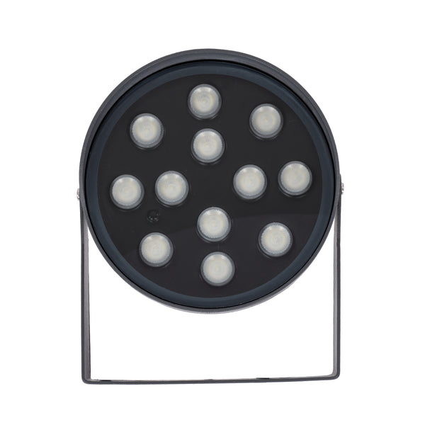 FLOOD-NIGMA 90396 Προβολέας Wall Washer για Φωτισμό Κτιρίων LED 24W 2040lm 30° DC 24V Αδιάβροχο IP65 L15 x W15 x H9.1cm RGBW DMX512 - Γκρι Ανθρακί - 3 Years Warranty