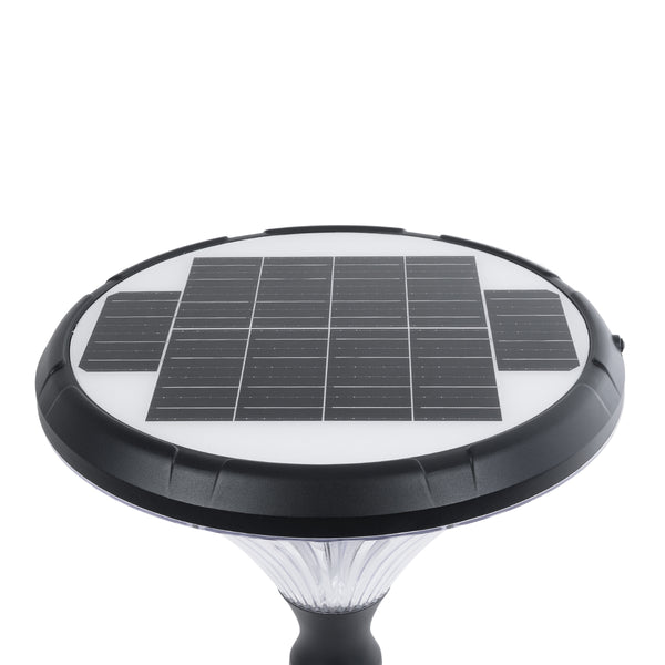 SOLARIOS 90502 Professional LED Solar Urban Park Light Αυτόνομο Ηλιακό Φωτιστικό Πλατείας - Πάρκου - Κήπου 40W 550lm 120° με Ενσωματωμένο Φωτοβολταϊκό Panel 6V 12W & Επαναφορτιζόμενη Μπαταρία Li-ion 3.2V 15000mAh με Αισθητήρα Ημέρας-Νύχτας - Αδιάβροχο ...