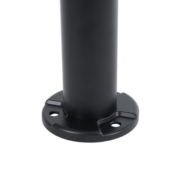 SOLARMIS 90521 LED Solar Bollard Light Κολωνάκι Κήπου Εξωτερικού Χώρου 10W 180lm 120° με Ενσωματωμένο Φωτοβολταϊκό Panel 6V 5W & Επαναφορτιζόμενη Μπαταρία Li-ion 3.2V 6000mAh με Αισθητήρα Ημέρας-Νύχτας - Αδιάβροχο IP65 Φ26 x Υ60cm Ψυχρό Λευκό 6000K - 2...