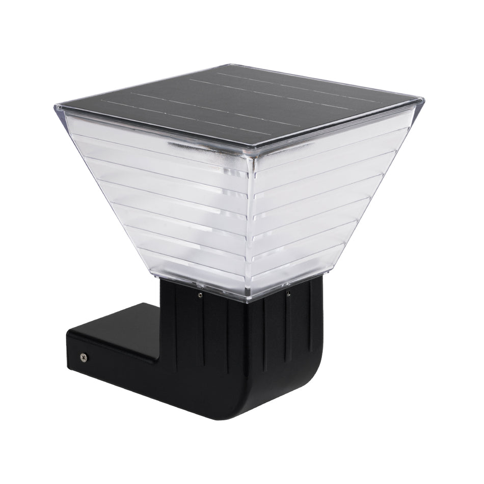 GLOBOSTAR® GRACIOUS 90529 Φωτιστικό Κολωνάκι Κήπου LED 10W 330lm 120° με Ενσωματωμένο Φωτοβολταϊκό Panel 6V 2W & Επαναφορτιζόμενη Μπαταρία Li-ion 3.2V 1800mAh με Αισθητήρα Ημέρας-Νύχτας Αδιάβροχο IP65 Θερμό Λευκό 2700K - Ψυχρό Λευκό 6000K - Γκρι Ανθρακ...