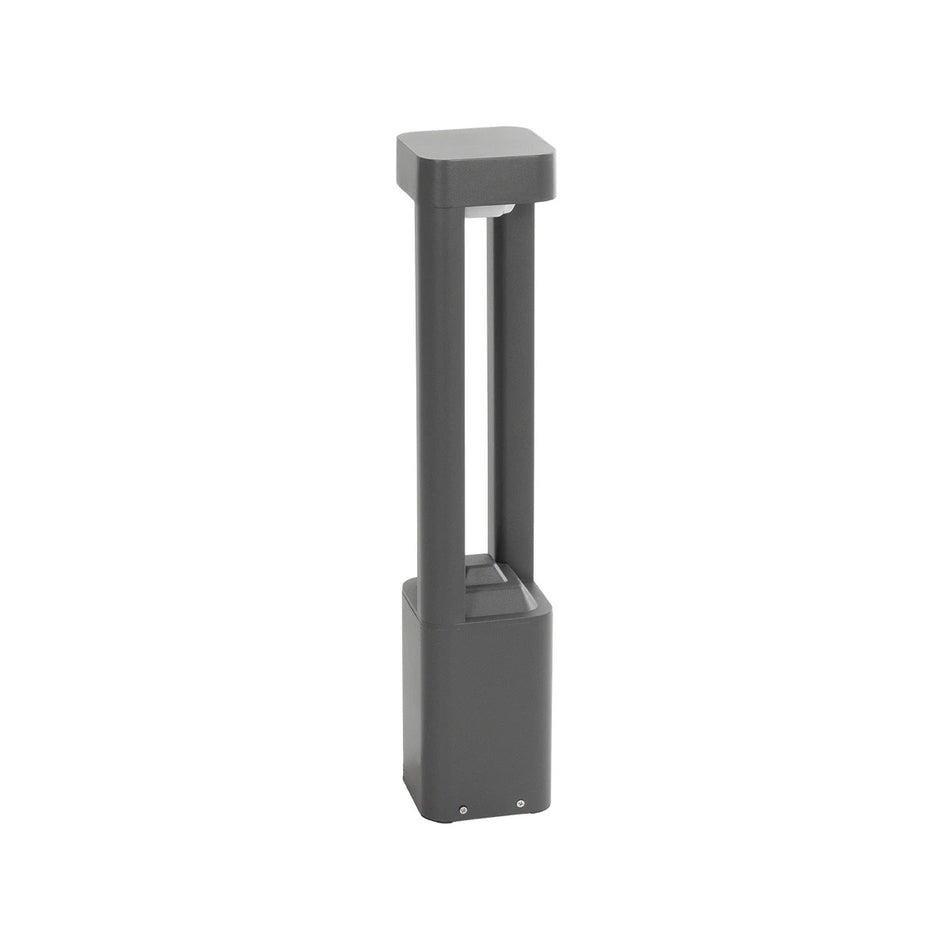 ΜΟΝΕΒΟΟ 90543 Φωτιστικό Κολωνάκι Κήπου LED 15W 1500lm 60° AC 220-240V Αδιάβροχο IP65 Θερμό Λευκό 2700K - Γκρι Ανθρακί - Μ12 x Π12 x Υ60.5cm - 3 Χρόνια Εγγύηση