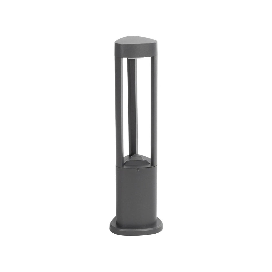 RODEMA 90545 Φωτιστικό Κολωνάκι Κήπου LED 15W 1500lm 60°  Αδιάβροχο IP65 Θερμό Λευκό 2700K - Γκρι Ανθρακί - Μ16.5 x Π16.5 x Υ60cm - 3 Χρόνια Εγγύηση