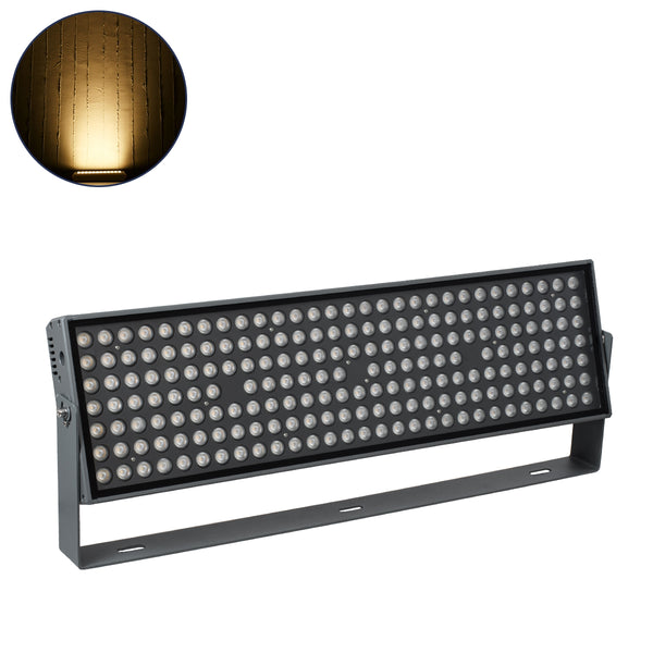 FLOOD-ZANA 90560 Προβολέας Wall Washer για Φωτισμό Κτιρίων LED 200W 18000lm 30° DC 24V Αδιάβροχο IP65 Μ70 x Π29 x Υ10cm Θερμό Λευκό 2700K - Γκρι Ανθρακί - 3 Years Warranty