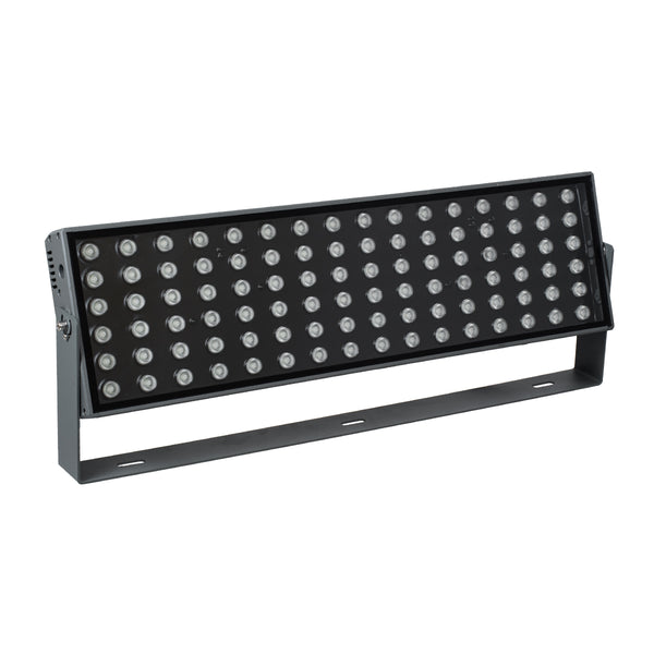 FLOOD-ZANA 90561 Προβολέας Wall Washer για Φωτισμό Κτιρίων LED 200W 17000lm 30° DC 24V Αδιάβροχο IP65 Μ70 x Π29 x Υ10cm RGBW DMX512 - Γκρι Ανθρακί - 3 Years Warranty