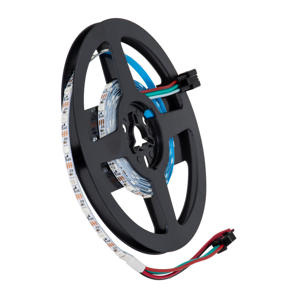 GLOBOSTAR® DIGIPRO 90605 Ψηφιακή Pixel Addressable Ταινία LED 14.4W/m 864lm/m 120° DC 5V IP20 60 x SMD3535 Chip/m 60 x Pixel/m Πολύχρωμο RGB Dimmable SPI/TTL Protocol IC WS2812/SK6812 - Sanan SMD Chip - Μ200 x Π0.4 x Υ0.1cm - Ρολό 2 Μέτρων - 5 Χρόνια Ε...