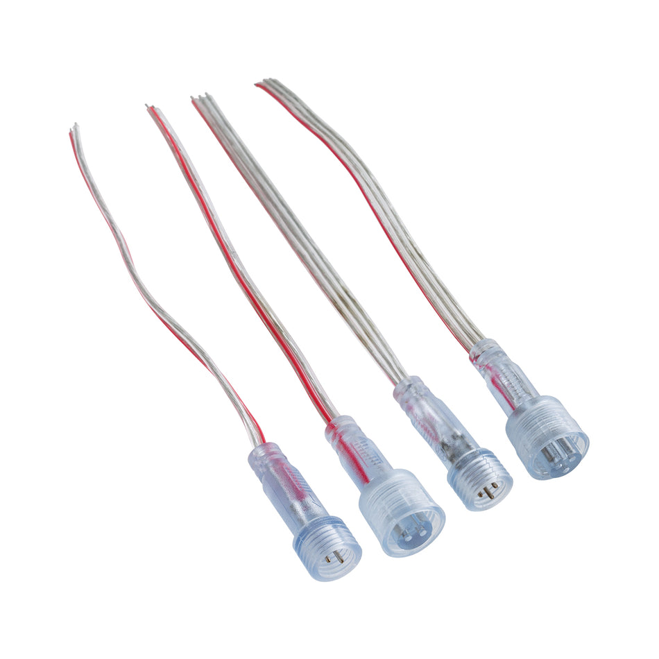 NEONIO 90769 Σύνδεσμος για Neon Flex LED Αδιάβροχο IP65 - Διάφανο - Μ15 x Π1.5 x Υ1.5cm