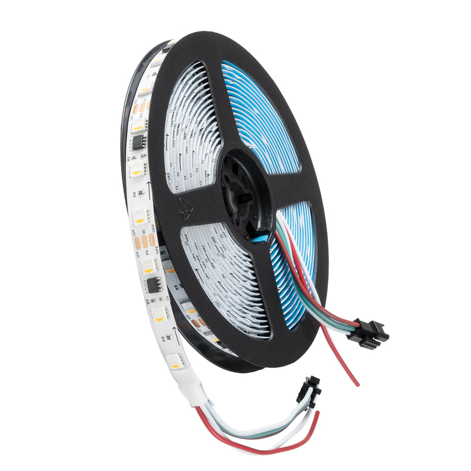 GLOBOSTAR® DIGIPRO 90773 Ψηφιακή Pixel Addressable Ταινία LED 12W/m 1080lm/m 120° DC 12V IP20 60 x SMD5050 Chip/m 20 x Pixel/m Πολύχρωμο RGB+WW Dimmable SPI/TTL Protocol IC TM1814/UCS1912/UCS2912 - Sanan SMD Chip - Μ500 x Π1 x Υ0.2cm - Ρολό 5 Μέτρων - ...