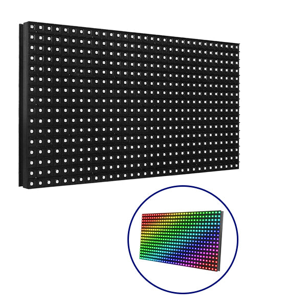 GLOBOSTAR® MODULCO 91105 Module Πλακίδιο Κυλιόμενης Ψηφιακής Επιγραφής/Οθόνης 32x16cm P10 LED 40W Nits ≥4500cd/㎡ DC 5V Αδιάβροχο IP65 RGB - Μ32 x Π16 x Υ2cm - 2 Χρόνια Εγγύηση