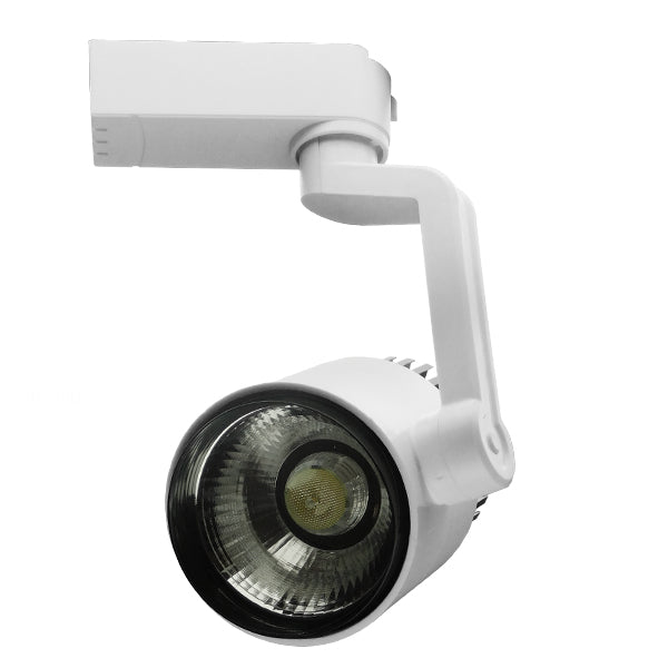 Zweiphasige Bridgelux COB LED-Schienenstrahlerbeleuchtung 15 W 230 V 1800 lm 24° Kaltweiß 6000 K