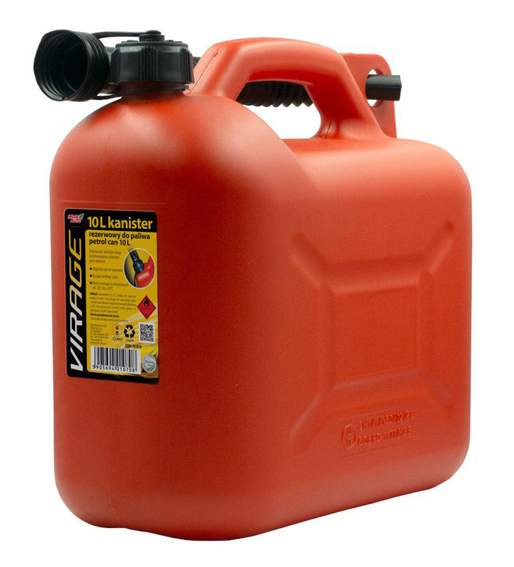 MOJE AUTO δοχείο καυσίμων 94-014 με σπιράλ, πλαστικό, 10lt, κόκκινο