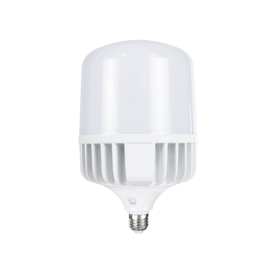 GloboStar® HIGHBAY 60067 Λάμπα E27 LED 58W 6790lm 260° AC 220-240V Αδιάβροχο IP44 Φυσικό Λευκό 4500K - Lumileds SMD Chip - Λευκό Γαλακτερό - Μ15 x Π15 x Υ24cm - 3 Χρόνια Εγγύηση