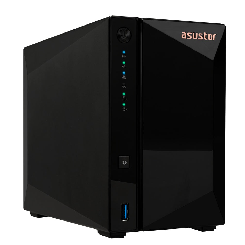 ASUSTOR NAS DRIVESTOR 2 PRO Gen2 AS3302T v2 2-BAY / Quad-Core/2GB DDR4/2.5GbE Port
