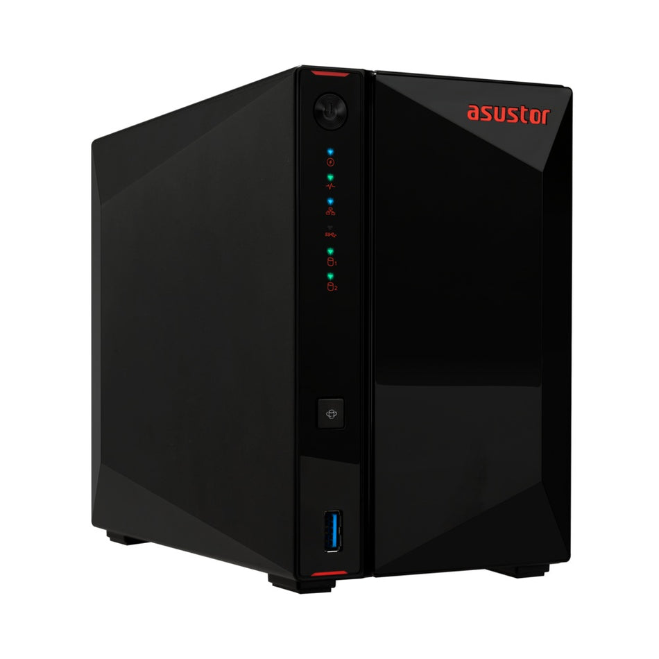 ASUSTOR NAS NIMBUSTOR 2 Gen2 AS5402T  2-BAY 3,5''/4x M.2 NVMe slots/ Intel Celeron Quad-Core/4GB DDR4/2x2.5GbE Port