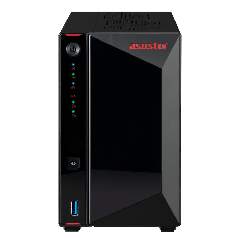 ASUSTOR NAS NIMBUSTOR 2 Gen2 AS5402T  2-BAY 3,5''/4x M.2 NVMe slots/ Intel Celeron Quad-Core/4GB DDR4/2x2.5GbE Port
