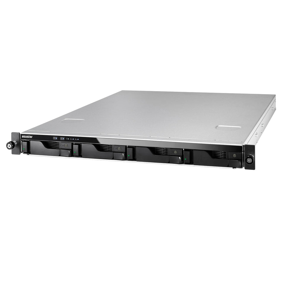 ASUSTOR NAS LOCKERSTOR 4 RS AS6504RS RACK 1U 4-BAY 3,5''/Intel Atom C3538 Quad-Core/8GB DDR5/2x  2.5GbE, 2x1GbE Port
